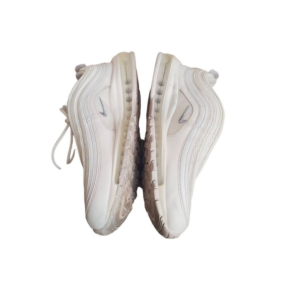 Nike Men's White Air Max 97 Lace-Up Casual Athletic Sneaker Shoes Size 11 - Picture 5 of 12